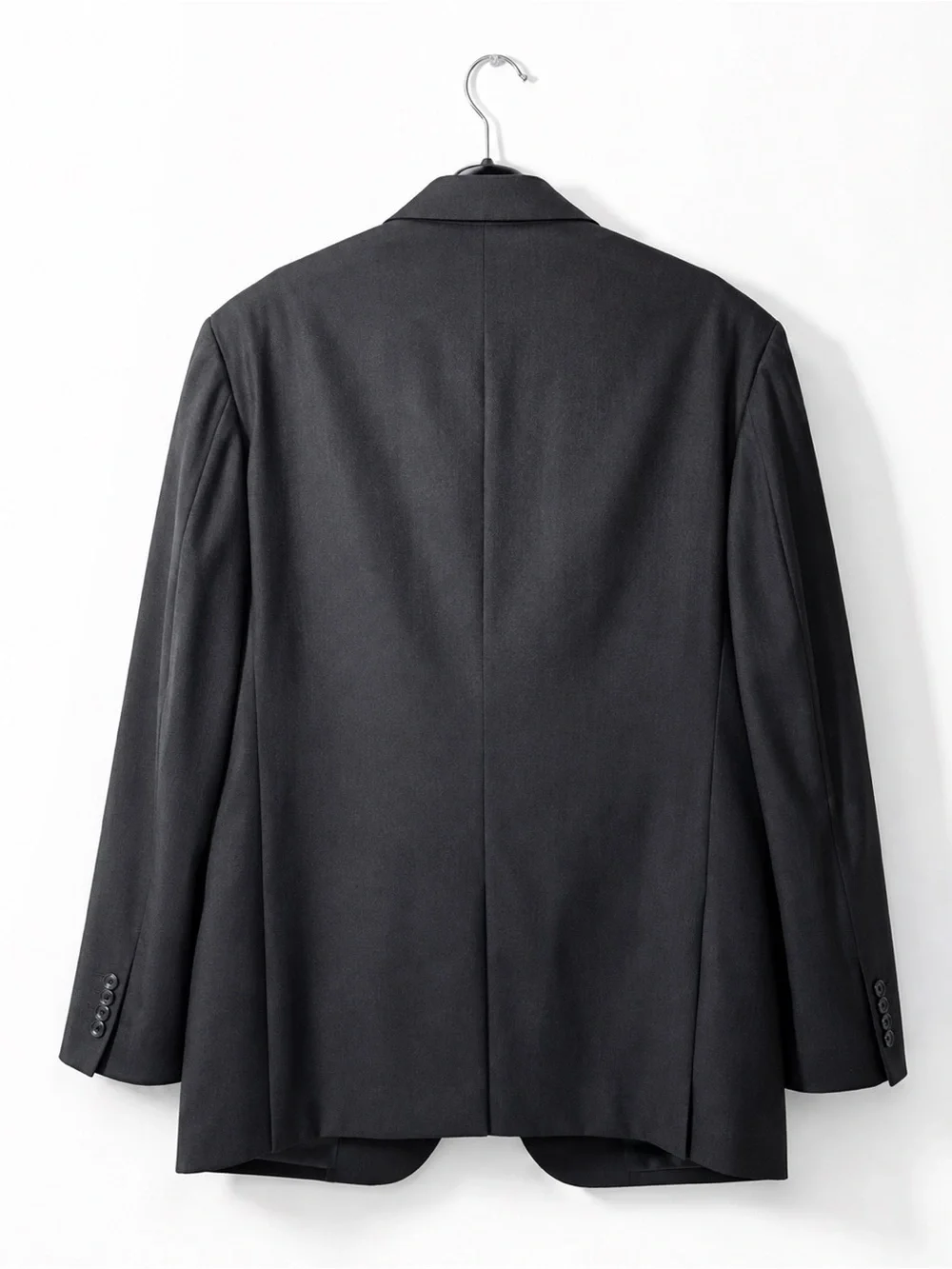 Perry Ellis Portfolio Wool Blend Sport Coat Blazer Men’s 42R Charcoal 2-Button